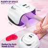 UV LED Nail Lamp, NAILGIRLS 168W Fast UV Light for Nails Gel Polish, Professional Curing with 4 Timer Setting Auto Sensor, LED Gel Nail Dryer for Fingernail and Toenail Home Salon Use, Nail Art Tools