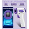 WWDOLL Thermometer for Adults Forehead Infrared Thermometer No Contact - High Caliber Sensor Digital Thermometer with LCD Display for Medical Offices, Hospitals - 4 Batteries Include