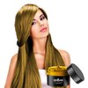 UrbanX Washable Hair Coloring Wax Material Unisex Color Dye Styling Cream Natural Hairstyle Pomade Temporary Party Cosplay Natural Ingredients (Gold))