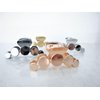 Rose gold silver or dark silver tone circles metal hair claw clip for medium (Primary color: Rose gold)