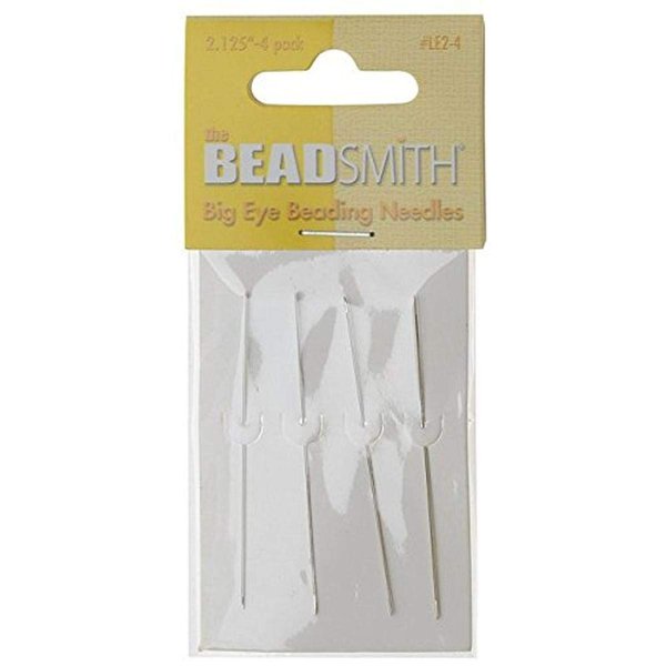 Big Eye Needles Beading (Set Of 4) - Easiest Needle To Thread