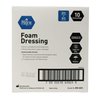 MED PRIDE Foam Dressings -10 Pack, 6'' x 6'' - Sterile, Hydrophilic, Highly Absorbent- Soft, Non-Adhesive Pads, Waterproof Dressing for Wound Care & Ulcers, Post Op Trauma + Injuries