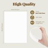 Goefun White Blank Cards and Envelopes 4 x 6 Flat Cards and A6 Envelopes Self Seal 100 Pack for Wedding, Invitations, DIY Greeting Cards, Thank You Cards & All Occasion (Unfolded)