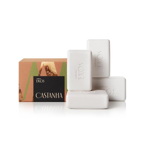 natura Ekos Castanha Nourishing Creamy Monopack Bar Soap 4x100g / 3.5oz.e each