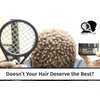 Twist It Up Comb (Bond Black) - Alternative to Hair Sponges for Black Men Curls and Sponge for Hair, Tennis Racket for Hair Twist Comb