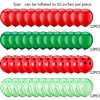 Gejoy Watermelon Balloons for Watermelon Party Decorations 10 Inch Red and Green Watermelon Latex Balloon for Summer Themed Birthday Baby Shower Wedding Party Decoration (48 Pieces)