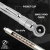 Milton S-921 Pencil Tire Pressure Gauge, Passenger Car, With Built-in Deflator Valve, Durable Plated Brass, Pressure Measured In PSI & kPa