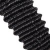 Human Braiding Hair 2 Bundle 100g Deep Wave Bulk Human Hair for Braiding No Weft 12A Brazilian Virgin Curly Human Hair Extensions for Boho Braids (26 Inch)