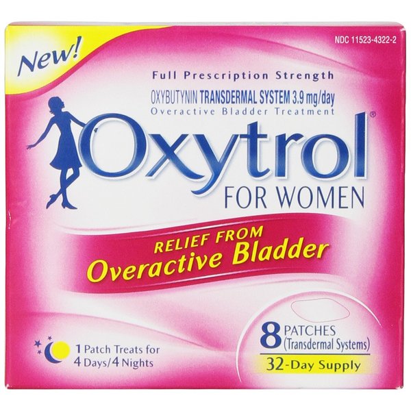 Oxytrol for Women Overactive Bladder Transdermal Patch, 8 Count