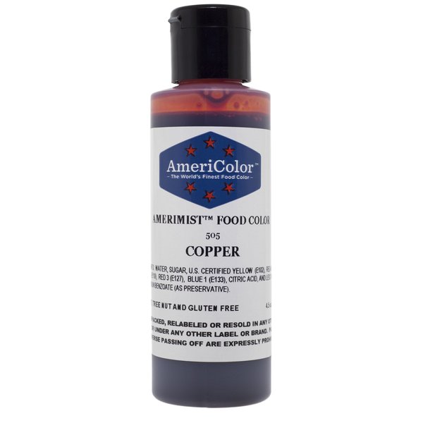 AmeriColor AmeriMist Copper Airbrush Food Color, 4.5 oz