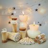 4" Classic White Tip Matches (100 Count, with Striking Stickers Included) | Decorative Unique & Fun for Your Home, Gifts, Accessories & Events | Premium Long Wood Safety Matches by Thankful Greetings