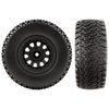 GDOOL 4-Pack 1:10 RC Rubber Car Tires On Road Tyres 12mm Hex Plastic Wheels Rims for Racing TT01 TT02 XV01 TA06 PTG2 94111 94188 94108 9125 X07 RC Cars