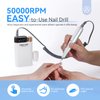 SAVILAND Nail Drill Professional: 50000RPM PRO Nail Drill Machine - 2024 Model,Amazing Faster Removel Any Acrylic Nails, Powerful & Anti Shaking|Perfect Choice for Nail Salon & Pedicure
