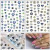Eyes Nail Art Stickers, Funny Eye Nail Decals 3D Self-Adhesive Nail Art Design, Eyelash Eye Nail Sticker Special Acrylic Nails Supplies for Women Girls Manicure Charms Decoration Nail Decal (8 Sheets)