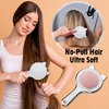 Aethland 2 Packs Toddler Hair Brush｜Golden and Silver- Exclusive Soft Brushes- for Thick Curly Thin Long Wet or Dry Hair Women & Girls Hair