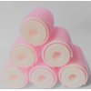 6pcs Plastic Hair Rollers, Self-Adhesive Air Bang Hair Curlers, Double-Layer Curlers Bangs Hair Volume Styling Tools, DIY Curly Hairstyle for Women Girls Pink Medium