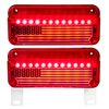 VINAUO RV Tail Lights LED, Camper Tail Lights, RV Brake Lights, RV Trailer Lights Stop Turn Tail LED, RV Tail Lights with White Base Brackets LED Trailer Lights, LED Camper Tail Lights