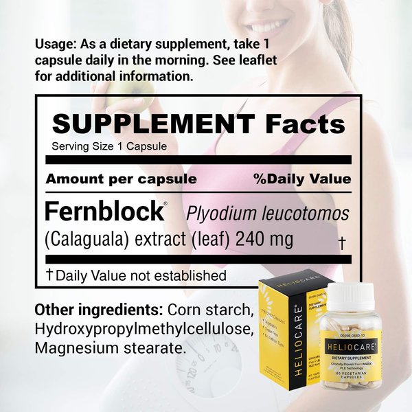 Heliocare Antioxidant Supplement for The Skin 60 Capsules (2 Pack)