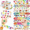 48PCS Art Party Favors 24PCS Tattoos 24PCS Slap Bracelets Wristbands Themed Birthdays Party Supplies Decorations Decor Artistry Painting Creativity Pattern Girls Boys Gifts Classroom Prize Reward