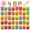 Puideon 48Pcs Mini Rainbow Colil Spring Party Favors,Fun Kids Goodie Bag Stuffers for Birthday,Treasure Box Toys for Classroom,Carnival Prizes,Small Bulk Fidget Bulk Toys for Kids
