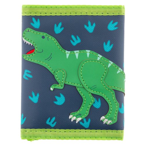Stephen Joseph Kids Unisex Toddler Wallet, Dark Blue Dino, One Size