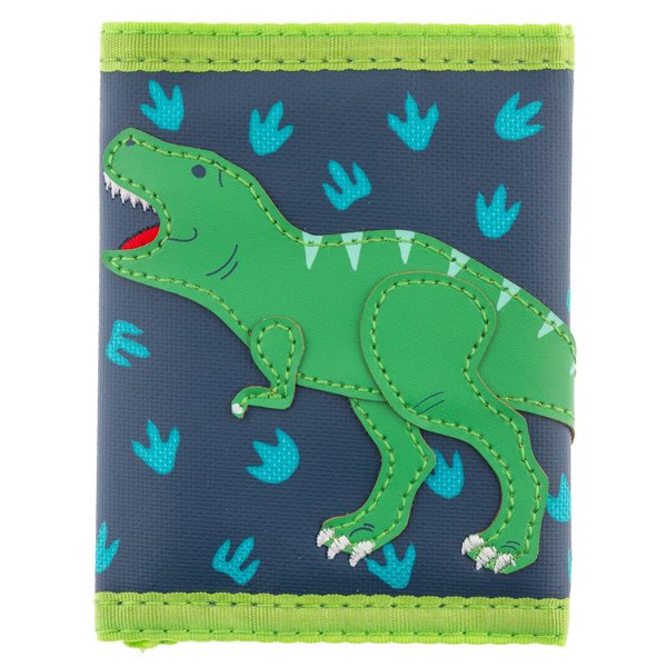 Stephen Joseph Kids Unisex Toddler Wallet, Dark Blue Dino, One Size