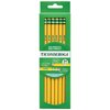 Ticonderoga Wood-Cased Pencils, Unsharpened, 2 HB Soft, Yellow, 24 Count