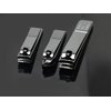 Nail Clippers Perfect 3 pcs Set Black Stainless Steel Fingernail & Thick Toenail & Ingrown Nail Clippers, Nail Clippers Cutter for Men and Women(Black).