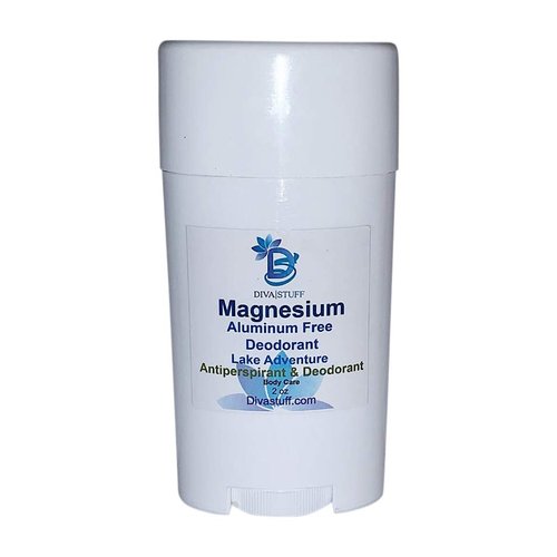 Lake Adventure Magnesium Deodorant, Aluminum Free, Cruelty Free, Baking Soda Free, With Mango Butter and Coconut Oil By Diva Stuff