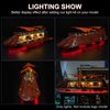 DALDED LED Lighting Kit for Lego Jabba's Sail Barge 75397, LED Light Compatible with Lego 75397 Building Block Models -Without Model