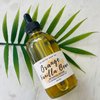 Bluebyrd Soap Co. Orange Vanilla Body Oil | Non-Greasy & Fast Absorbing | Anti-Aging, Hydrates Dry Skin | Lightweight Oil for Feet, Hair, Cuticles | Organic Shea, Jojoba, Coconut Oil, 4oz (Vanilla)