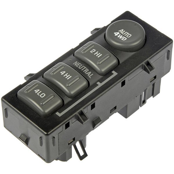 Dorman 901-062 Four Wheel Drive Selector Switch - Dash Mount Compatible with Select Cadillac / Chevrolet / GMC Models , Black