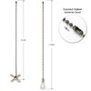 Ceiling Fan Pull Chains 13.6 Inches Fan Pulls 2 Pcs Ceiling Fan Pull Cord Fan Pull Set for Ceiling Fan Light and Lamps