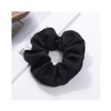 Scrunchies Hair Ties Soft Knitted Hair Bands Hair Scrunchie Holder Ponytail Scrunchy Hair Elastic for Women Ladies Cotton Scrunchy Medium Hair Accessories Black/White/Grey/Beige/Red (Soft Knitted
