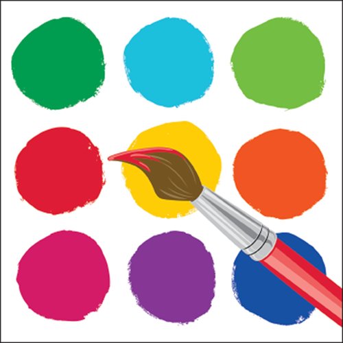 Creative Converting Art Party Beverage Napkins (16 ct)