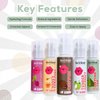 Bee & Beauty Moisturizing Lip Serum Roll On Combo - 5ml Each With Natural Flavours Nourishes, Hydrates And Gently Exfoliates For Men And Women Natural Pink Lip Roll On For Daily Lip Care