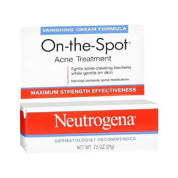 Neutrogena On-the-Spot Acne Treatment, Vanishing Formula 0.75 oz Pack of (2)