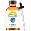 Sun Essential Oils - Good Sleep Blend Essential Oil (Huge 4 Ounce Bottle) Bulk - Sleep Blend Oil - Sleep Oils for Diffuser - Essential Oil for Sleep - Sleep Aromatherapy Oil