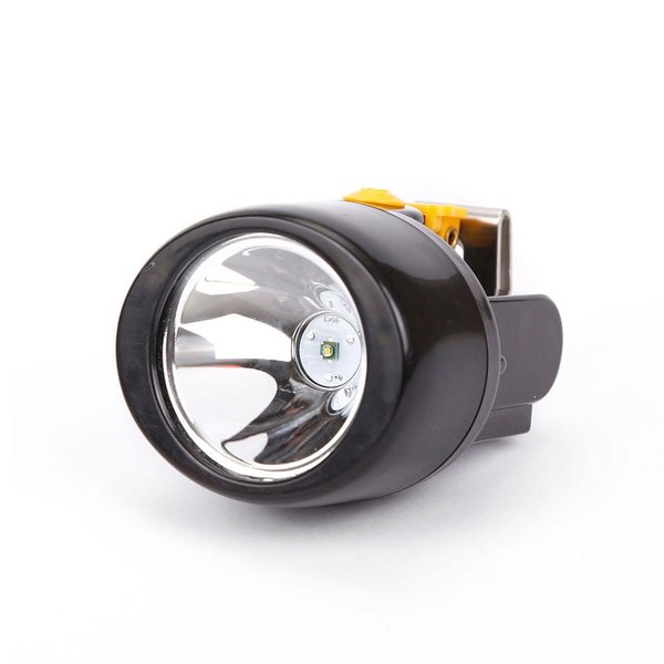 Yongkist Waterproof Explosion Proof Safety Mining Headlight Rechargeable LED Miners Head Light Flashlight Underground Head Lamp Coal Mining Lights for Hard Hat (Yellow)