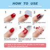 Nail Polish Remover with 7 Way Nail Buffer & Metal Silver Cuticle Pusher, Simple Easy Gel Nail Polish Remover Set for Home DIY and Salon (set #2)