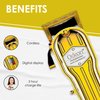 Gold Pro Hair Clippers, for Men, Women, & Children
