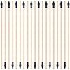 Skylety 20 Pieces Wooden Arrows for Archery Soft Rubber Wooden Arrow Wooden Arrows Bows Rubber Toy Arrows Outdoor Play Halloween Cosplay Costume Decoration