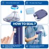 Chrinomee Steamer for Clothes, Handheld Steamer with Wet&Dry Ironing Modes, 20 Sec Fast Heat-up, 3000W Detachable Water Tank with Heat-Resistant Gloves, Perfect for Removing Wrinkles.Blue
