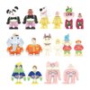 POP MART CoolrainLABO Oh Face Series 3PC Exclusive Action Figure Box Toy Bulk Box Popular Collectible Art Toy Cute Figure Creative Gift, for Christmas Birthday Party Holiday