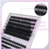 Lash Extension Kit Anforlin Fluffy Eyelash Extension Kit with 210PCS 80D+100D 8-16mm Lash Clusters, Lash Bond&Seal and Lashes Tweezers DIY Individual Eyelashes Kit for Beginner DIY at Home