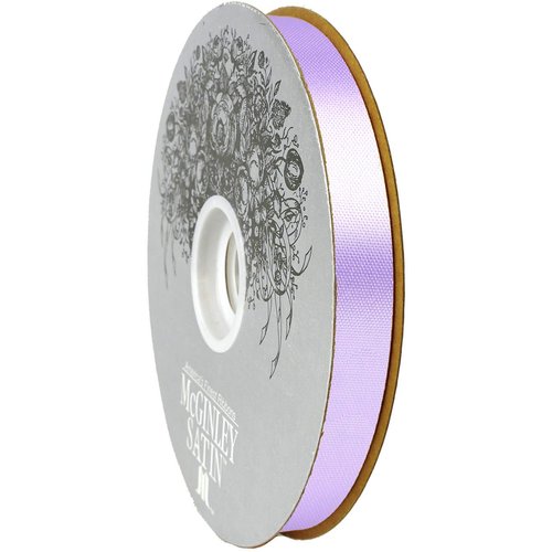 McGinley Mills 9/16" W Acetate Satin Ribbon, French Lavender Purple, 100 Yard Spool