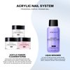 Morovan Acrylic Nail Kit - Acrylic Powder and Professional Acrylic Liquid set for Acrylic Nails Extension for Beginner DIY at Home 3 Colors