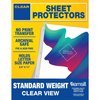 SAMSILL 50 Pack Standard Weight Clear Sheet Protectors, Acid Free & Archival Safe, 8.5 x 11 Inches