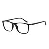 OCCI CHIARI Reading Glasses Men's Rectangle Reader Durable Spring Hinge 1.0 1.25 1.5 1.75 2.0 2.25 2.5 2.75 3.0 3.5 (Black 100)