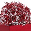PAPER FAIR 1 LB Metallic Red and Silver Duo Crinkle Cut Paper, Easter Grass Raffia Tissue Paper Filler Shred Strand Craft Bedding Cushion, Christmas, Birthday, Valentines Day for Gift Basket Boxes